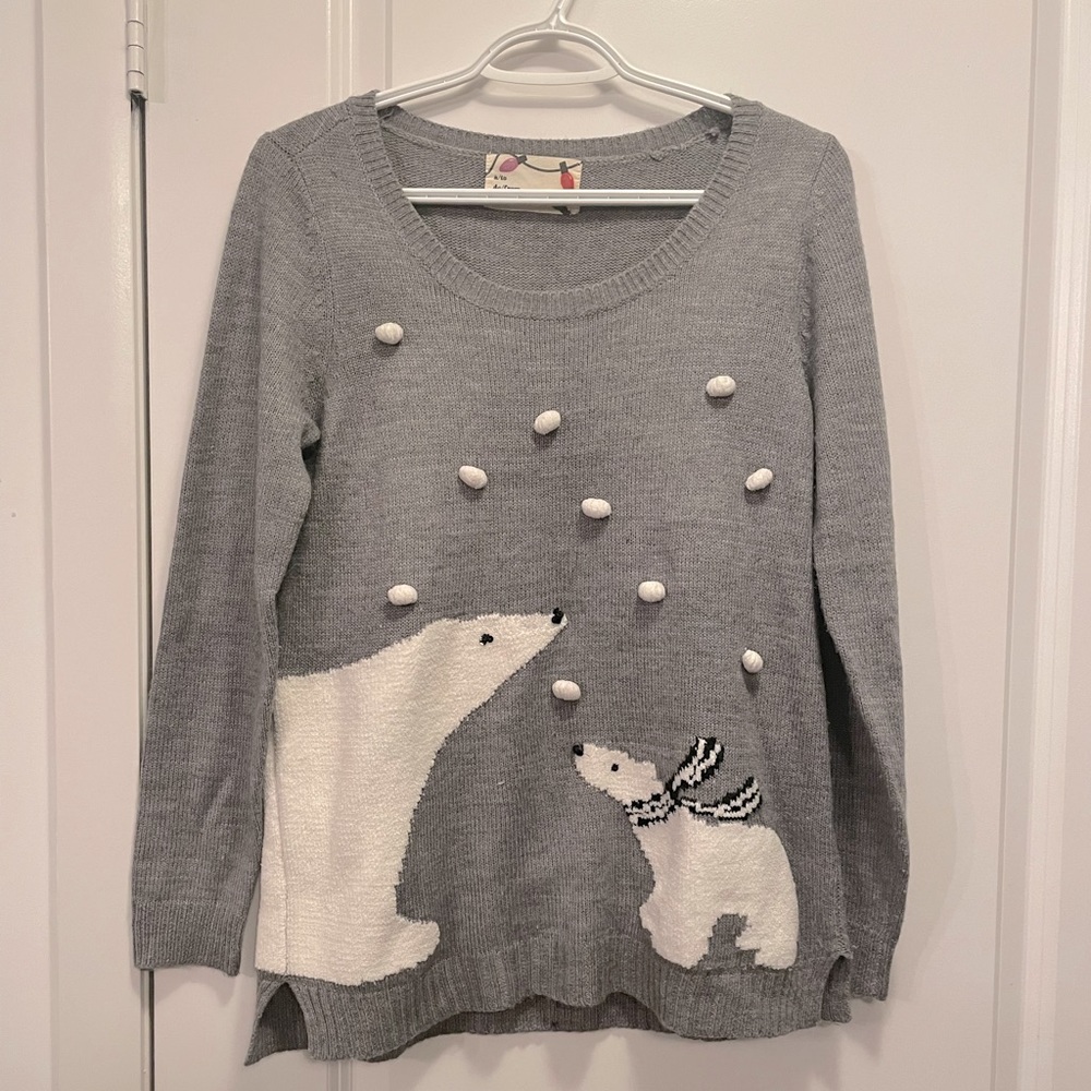 Cute polar bear Christmas pullover